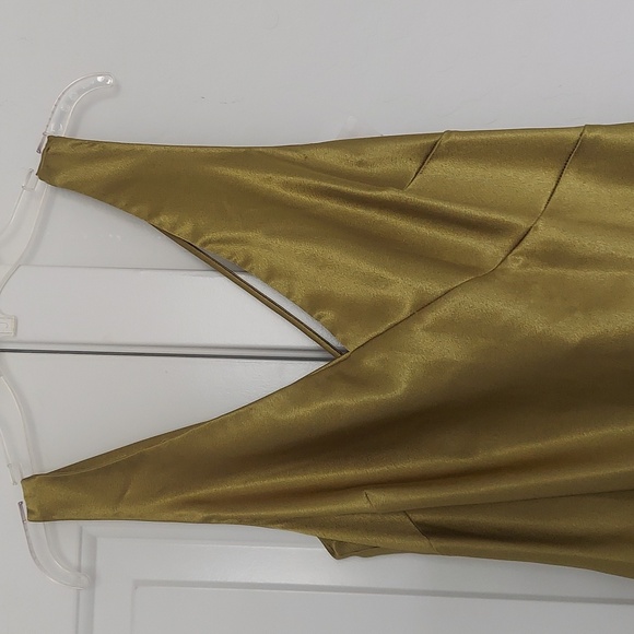 Jason Wu Collection Sleeveless Open Back Avocado Gown - Picture 2 of 7